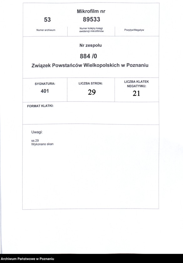 Obraz 20 z jednostki "Żabikowo - Księga Weryfikacyjna [ewidencja członków koła]"