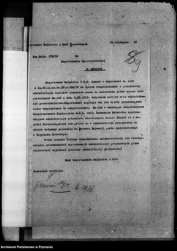 Obraz 14 z jednostki "Administracja majątków - generalia"