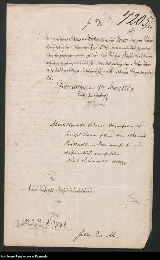 Obraz 20 z jednostki "A. betr. Familie von Mieczkowski"