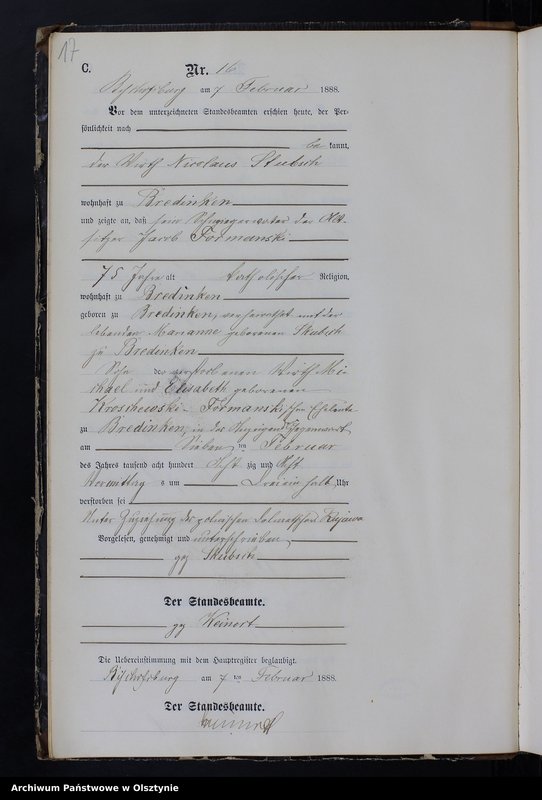 image.from.unit.number "Sterbe-Neben-Register Nr 1 - 150"