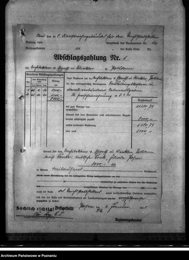 Obraz 6 z jednostki "Dienstwohngebäude des Reichsstatthalters Posen - nad jeziorem Góreckim"