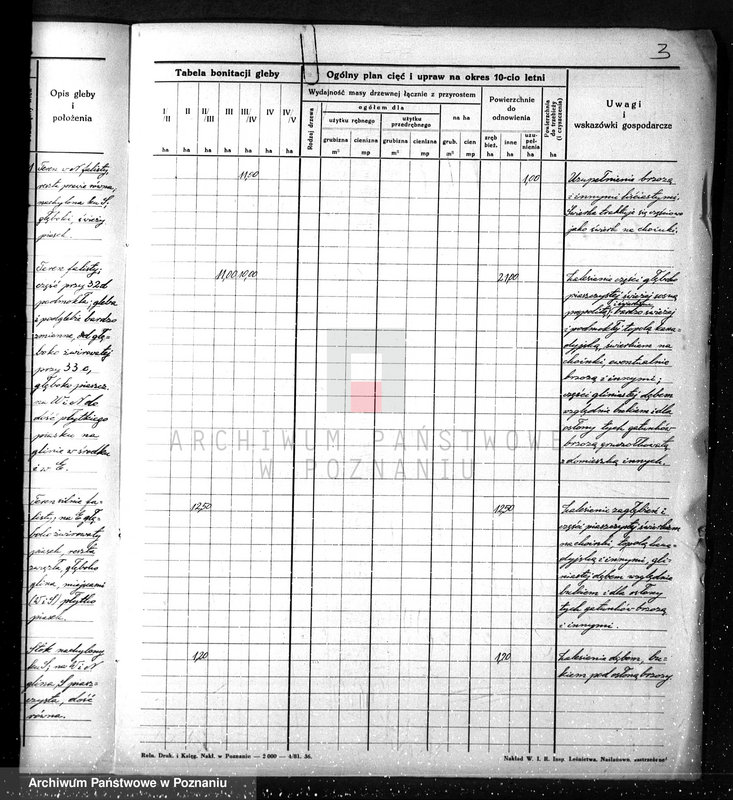 Obraz 7 z jednostki "Dodatkowy plan do planu urządzania gospodarstwa leśnego dla lasu majętności Lubasz w powiecie czarnkowskim"