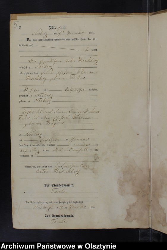 image.from.unit.number "Sterbe-Neben-Register Nr 1 - 44"