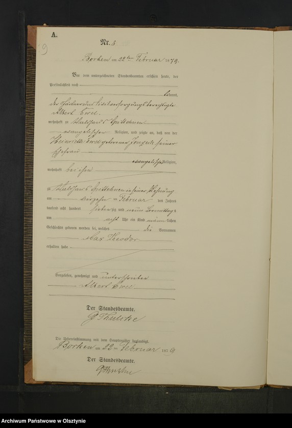 Obraz 11 z jednostki "Geburts-Neben-Register Nr 1 - 39"