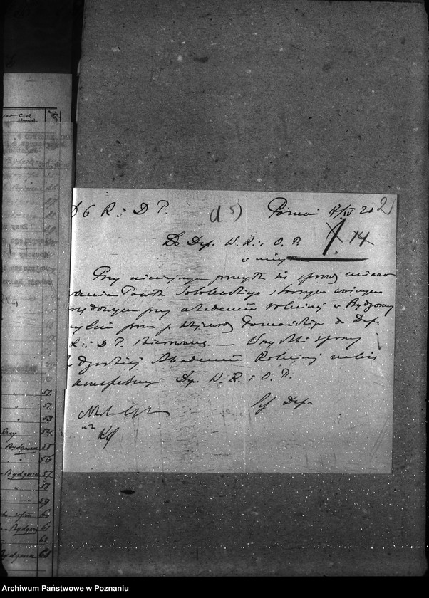 Obraz 6 z jednostki "Sprawy osobowe Państw. Naukowy Instytut Rolniczy w Bydgoszczy [personalne ogólne]"