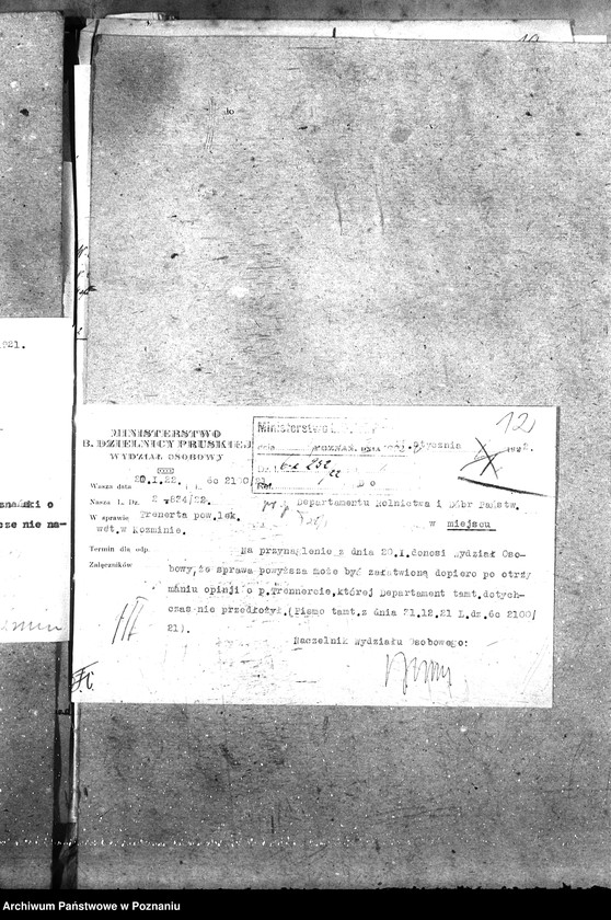 Obraz 16 z jednostki "Pow. lekarz Weterynaryjny Koźmin"