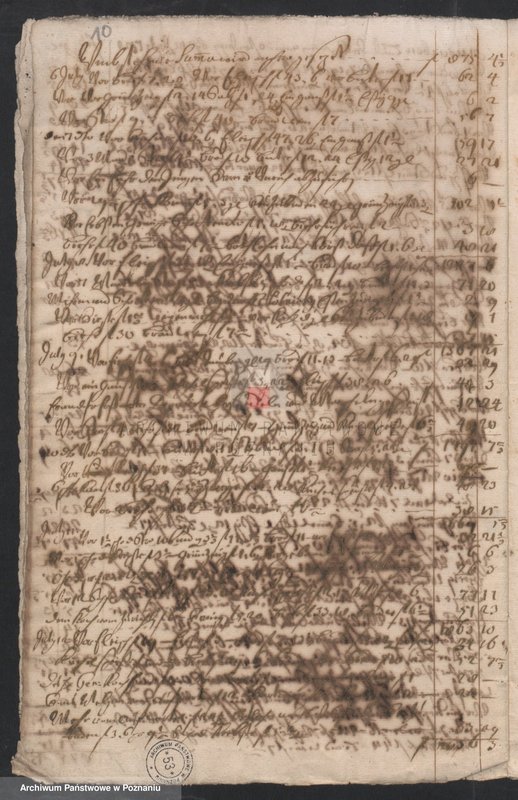 Obraz 12 z jednostki "Rechnung über die Ausgaben, so währender Kommission 1721 vom 5. Mai angegeben worden; język niemiecki"