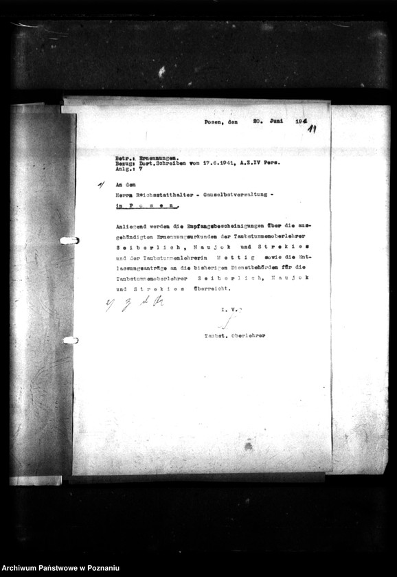 Obraz 15 z jednostki "[Akta personalne nauczyciela Gustawa Sieberlicha]."