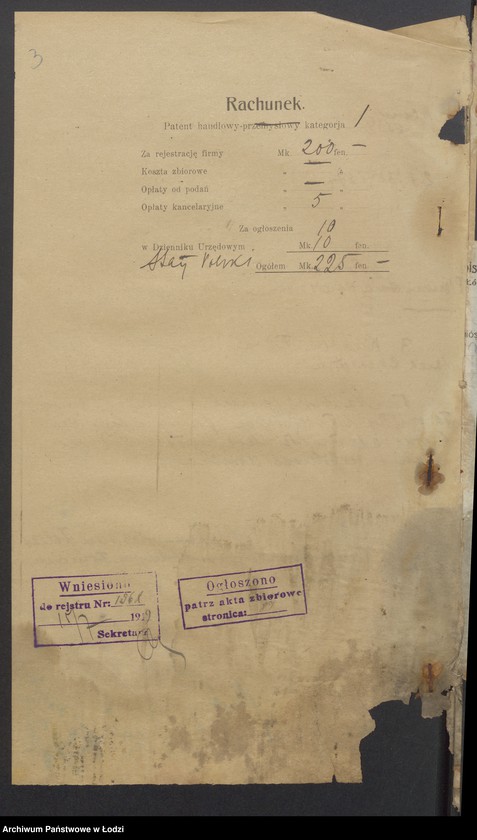 Obraz 5 z jednostki "„Union” – Feliks Wassercug, Jan Landau, Salomon Nowiński – dom komisowo - licytacyjny"