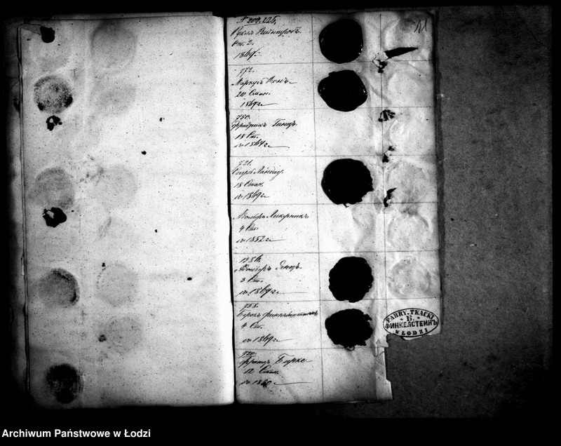 Obraz 15 z jednostki "Akta dotyczące znaków fabrycznych"