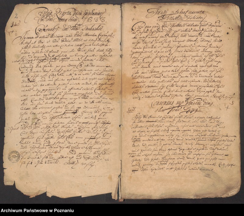 Obraz 4 z jednostki "Acta consularia civitatis Posnaniae."