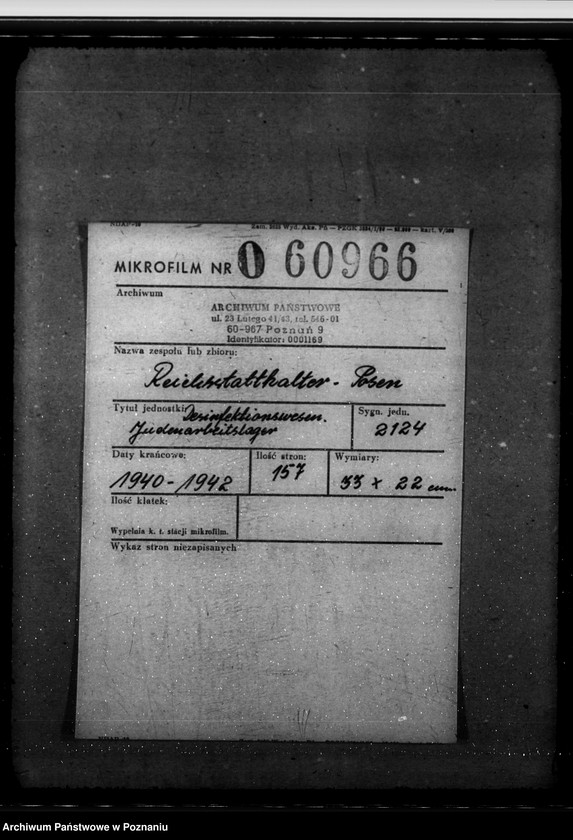 Obraz 2 z jednostki "Desinfektionswesen. Judenarbeitslager"