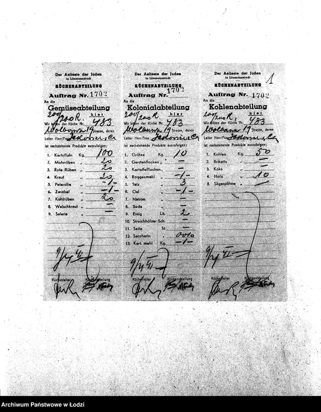 Obraz 4 z jednostki "[Kuchnia nr 433, ul. Wolborska 19. Działalność kuchni]"