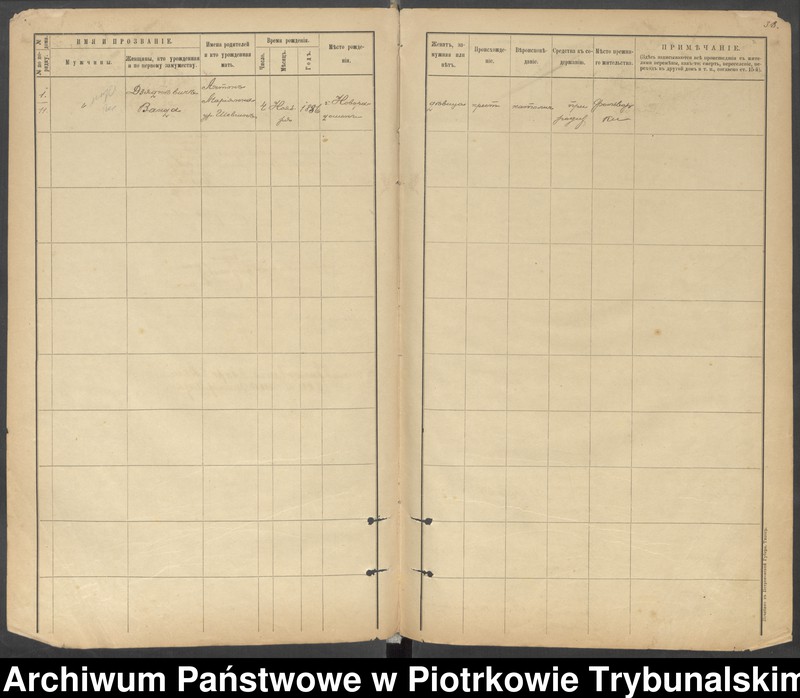 Obraz 13 z jednostki "[Księga ludności stałej wsi: Folwarki, Podborowe, Podcerkowizna, Klekowiec, Sucha Wieś]"