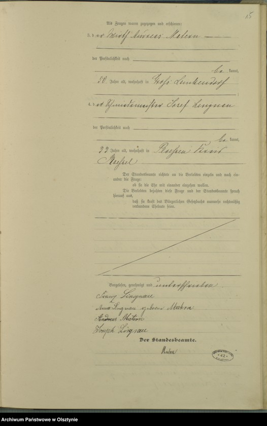 image.from.unit.number "Heiraths-Haupt-Register Nr 1 - 14; 1-17"