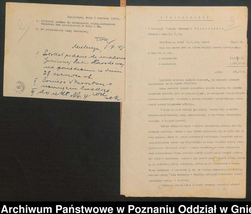 Obraz z jednostki "Majątek gminy i gromad [rejestracja szkód wojennych w budynkach szkolnych i innych obiektach stanowiących własność gminy]"