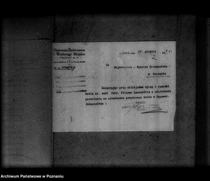 image.from.unit.number "Gazownia i Elektrownia w Rawiczu nr woj. kotła 2666"