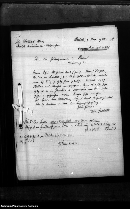 Obraz 5 z jednostki "Wilhelm Karl Pochlke aus Bielsk bei Schönsee, Kreis Briesen/ Westpreussen (Wąbrzeźno)"