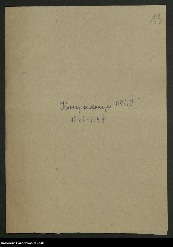 Obraz 14 z jednostki "Ochotnicza Rezerwa Milicji Obywatelskiej; sprawozdania, korespondencja"