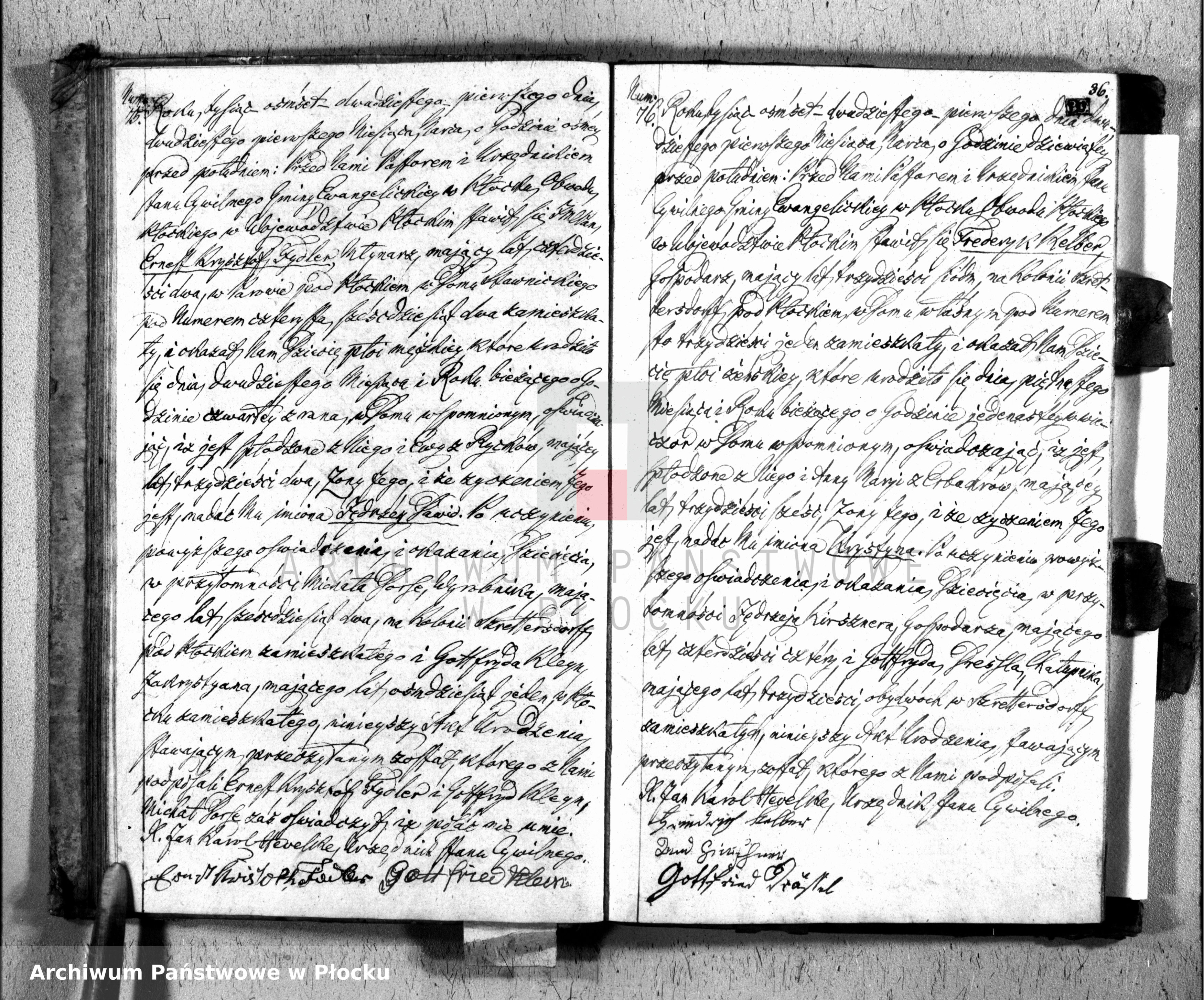 Skan z jednostki: Akta urodzeń, małżeństw i zgonów