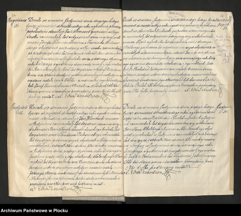 Obraz 12 z jednostki "Akta urodzeń, małżeństw i zgonów"