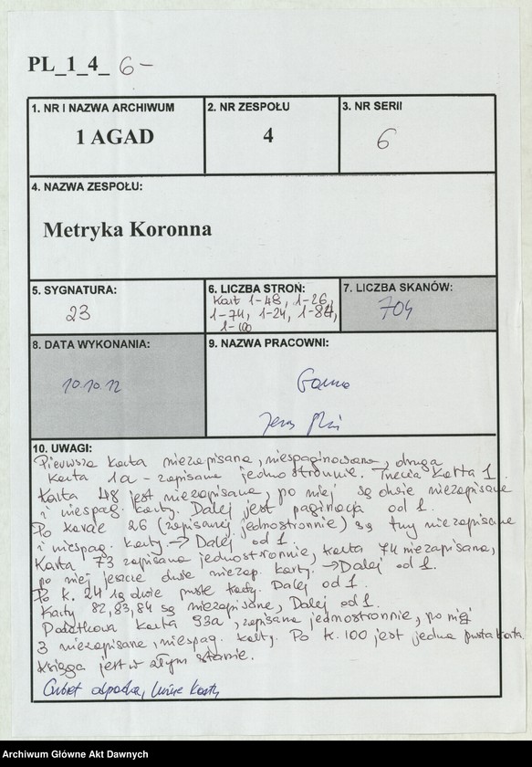 image.from.unit.number ""Akta sądow J K Mci referendarskich koronnych za szczęśliwego panowania - - Augusta II króla polskiego - - Za sprawą i przełożeniem - - Jakuba na Skrzynnie Dunina referendarza koronnego, radoszyckiego, ex post wiślickiego i lipnickiego starosty. Annorum 1727-mi, 1728-vi et 1729-ni. Także za sprawą i przełożeniem - - Józefa na Załuskach Załuskiego referendarza koronnego, kanonika katedralnego krakowskiego, archidiakona pułtuskiego, w katedrze płockiej koadiutora, proboszcza warszawskiego, infułata proboszcza kodeńskiego. Annorum 1730, 1731, 1732-di. Za pisarstwa - - Michała Nagrodzkiego J K Mci sekretarza i pisarza referendarskiego koronnego"."
