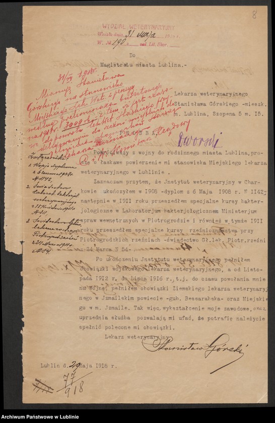 image.from.unit.number "Służba Stanisława Górskiego miejskiego lekarza weterynaryjnego"