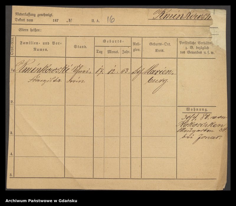 image.from.unit.number "Karty meldunkowe: Kmiecikowski - Knast"