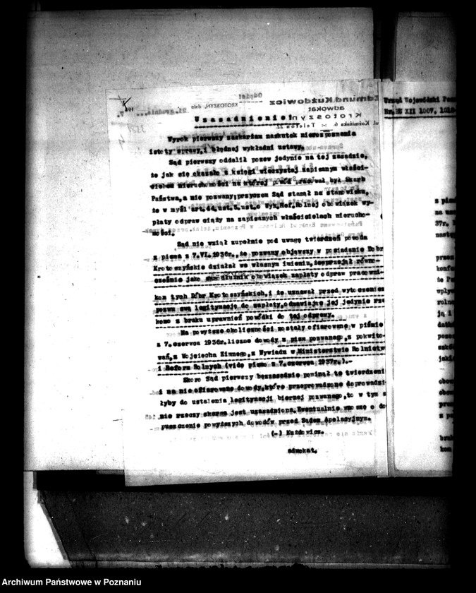 Obraz 9 z jednostki "Jan Swędrowski c/a P.B.R. o odprawę z art. 44 z dóbr krotoszyńskich"