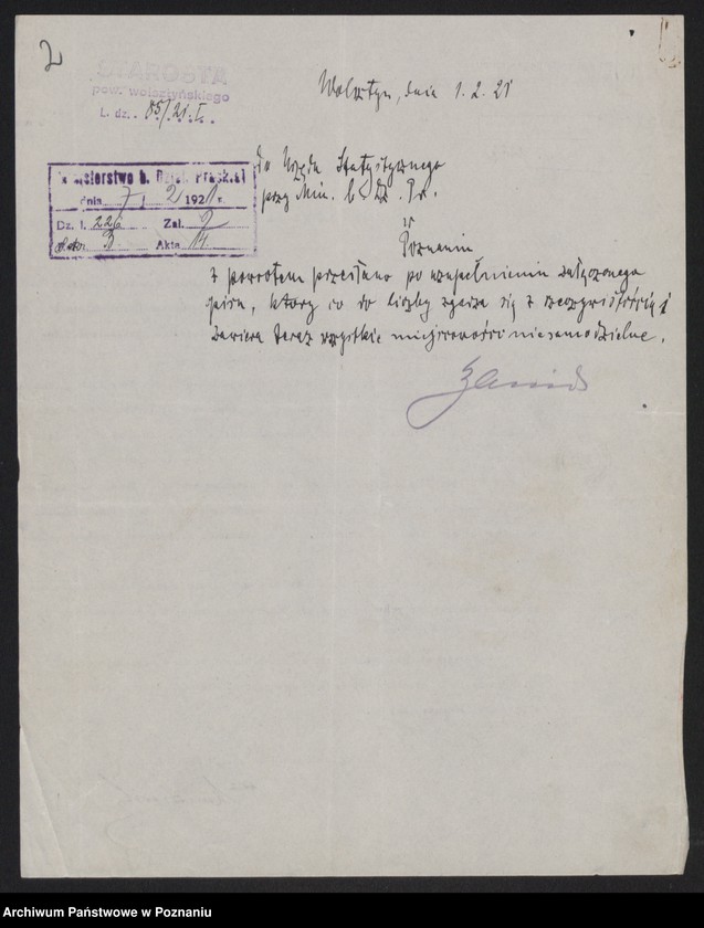 Obraz 4 z jednostki "[Przywracanie polskich nazw na terenie powiatu wolsztyńskiego]"