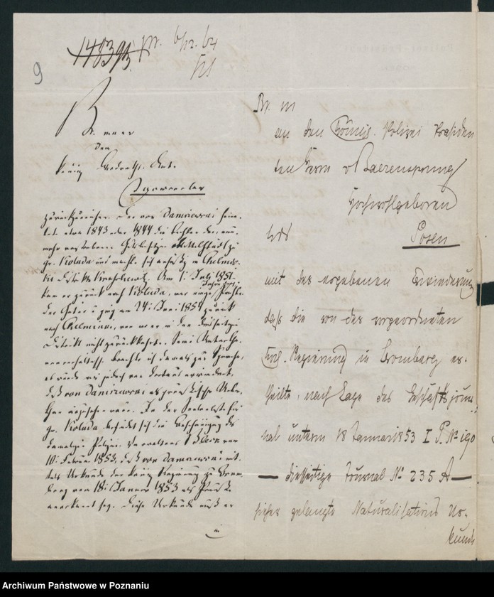 Obraz 13 z jednostki "A. betr. Josef von Daniszewski, Gutsbesitzer"