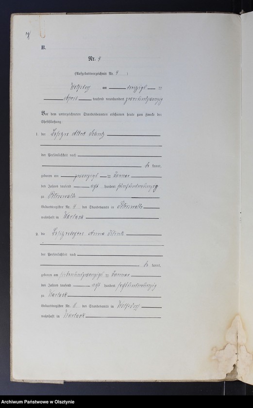 image.from.unit.number "Heirats-Neben-Register Nr 1-22"