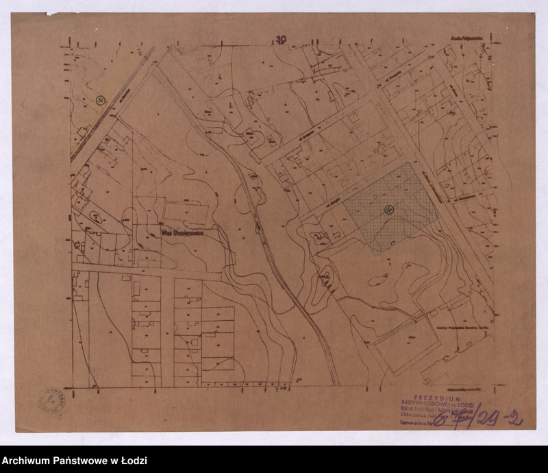 Obraz 2 z jednostki "Plan miasta Rudy Pabianickiej Sekcja 30"