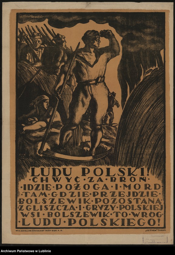 Obraz 2 z kolekcji "Wojna polsko-bolszewicka w plakacie propagandowym z zasobu APL"