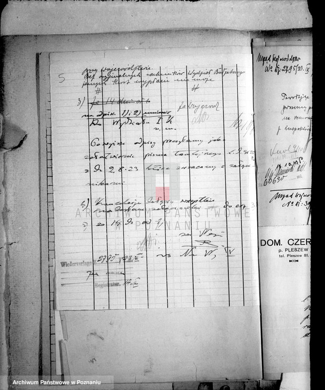 Obraz 9 z jednostki "/Sprawy patronatu domeny Czermin nad kościołem w Czerminie/"