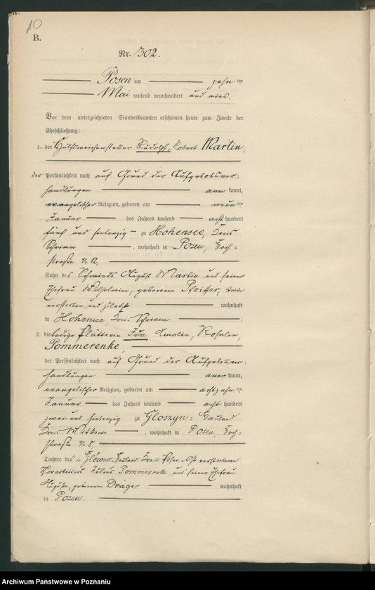 Obraz 13 z jednostki "[Księga małżeństw t. II]"