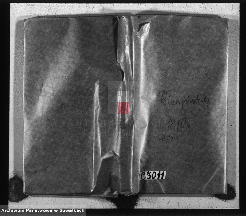 image.from.unit.number "Księga do zapisywania aktów cywilnych urodzenia gminy wiżajńskiey, departamentu łomżyńskiego, powiatu kalwaryjskiego"