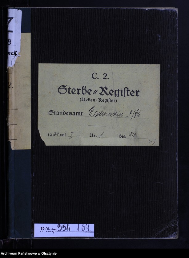 image.from.unit.number "Sterbe-Neben-Register Nr 1 - 94"