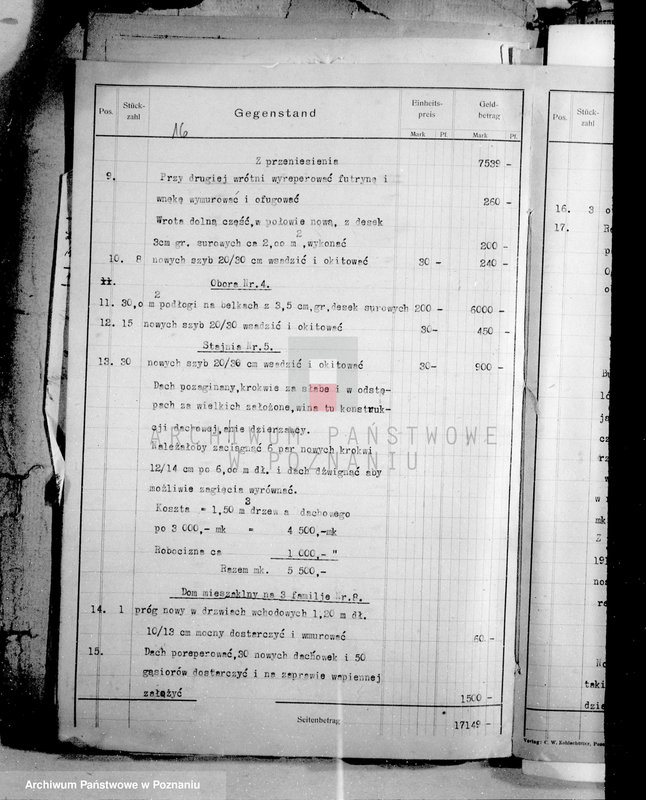 Obraz 20 z jednostki "Sprawy budowlane majątku państwowego Jankowo-Młyn"