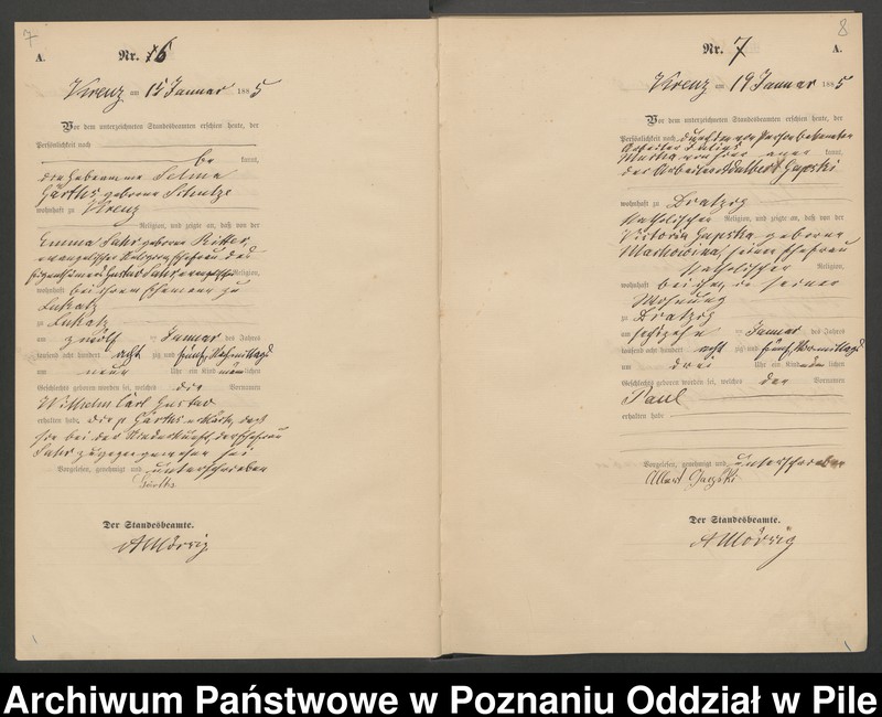 Obraz 7 z jednostki "Księga urodzeń"