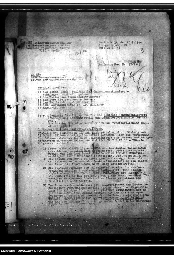 Obraz 9 z jednostki "DWH - Transporte der Baustoffe für Behelfsheime"