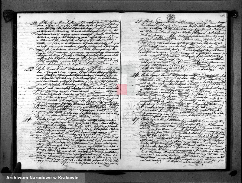 image.from.unit.number "Księga Aktów Zejścia dla Parafii So. Floryana na Kleparzu na rok 1846 sporządzona"