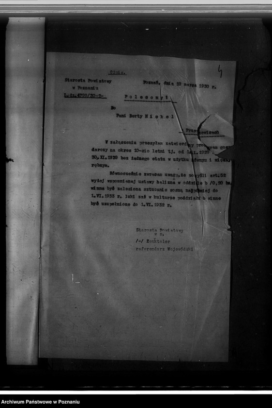 Obraz 8 z jednostki "Program urządzenia gospodarstwa leśnego dla lasu w gminie Pruszewice wł.. Berta Nickel powiat poznański 1929-1939"