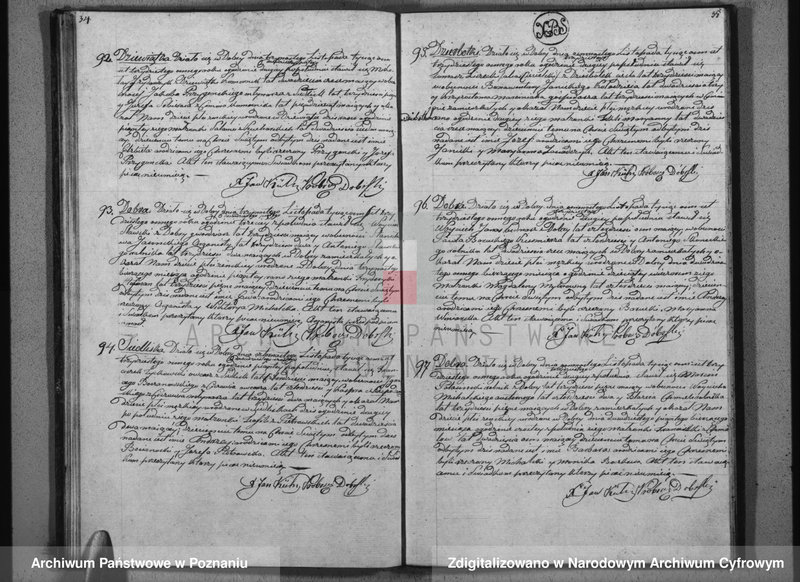 Obraz 19 z jednostki "Księga urodzeń, małżeństw i zgonów"