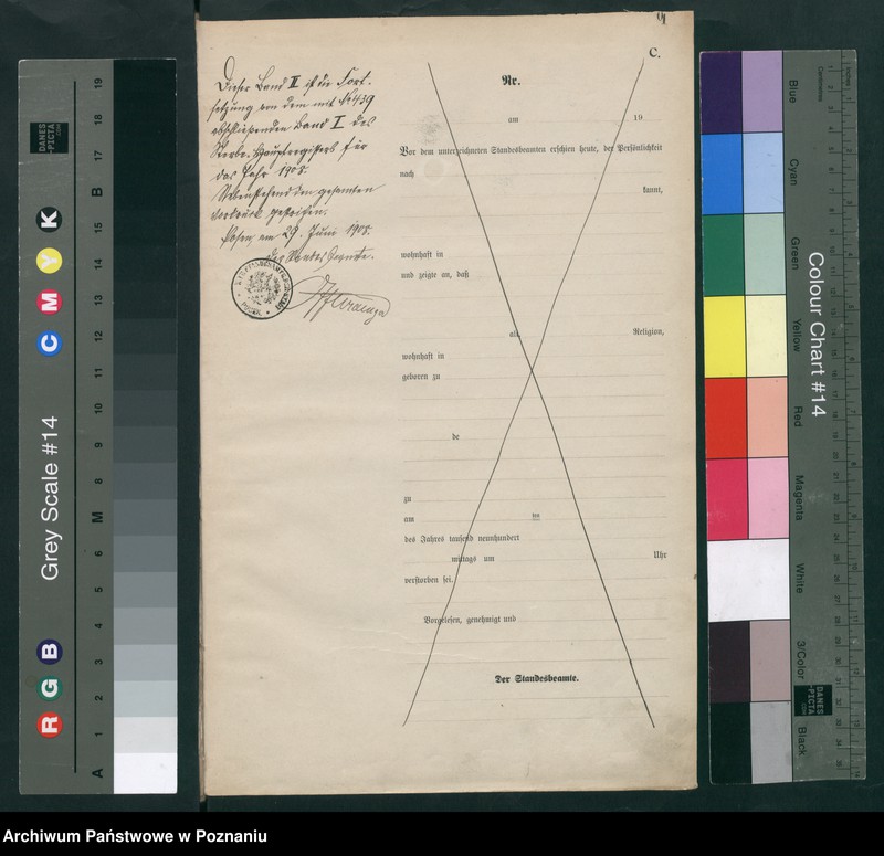 Obraz 3 z jednostki "Księga miejscowa zgonów tom II [Rejestr główny zgonów]"