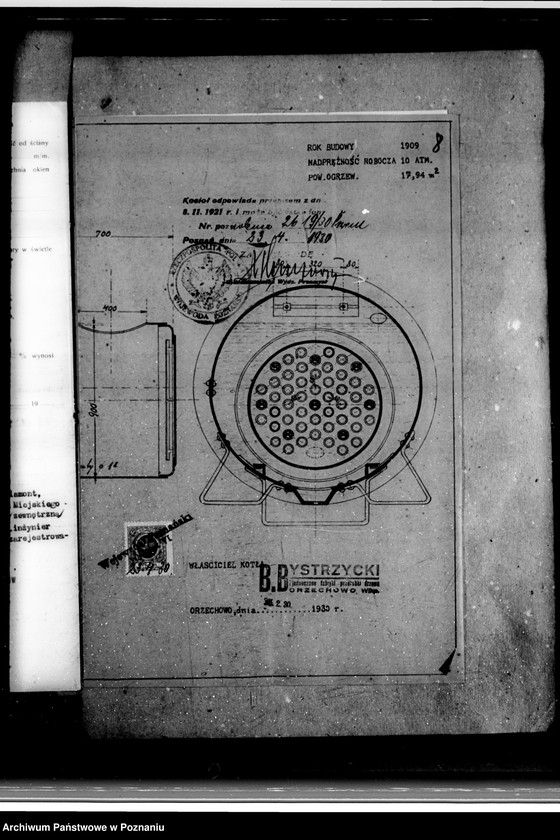 Obraz 12 z jednostki "Fabryka kostki parkietowej B. Bystrzyckiego w Orzechowie powiat wrzesiński nr woj. 6427"