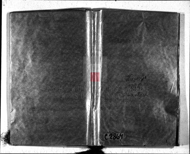image.from.unit.number "Akta umarłych urzędnika stanu cywilnego gminy wieysieyskiey z 1825 roku"