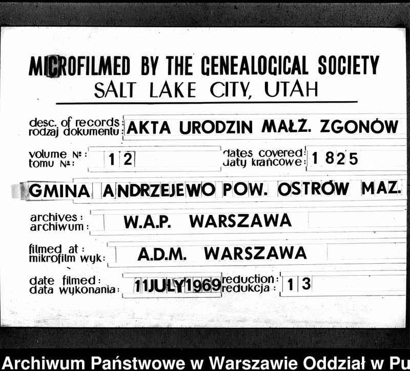 image.from.unit.number "Akta urodzeń, małżeństw, zgonów"