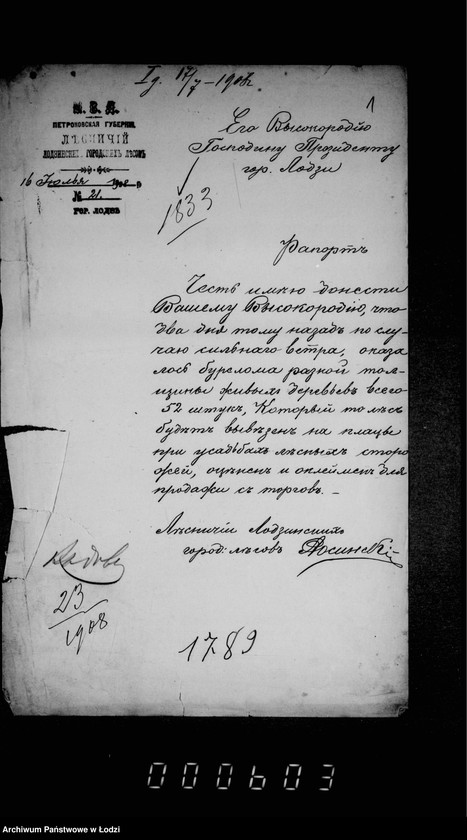 Obraz 5 z jednostki "O prodaže bureloma i suchostoja v gorodskich lesach"