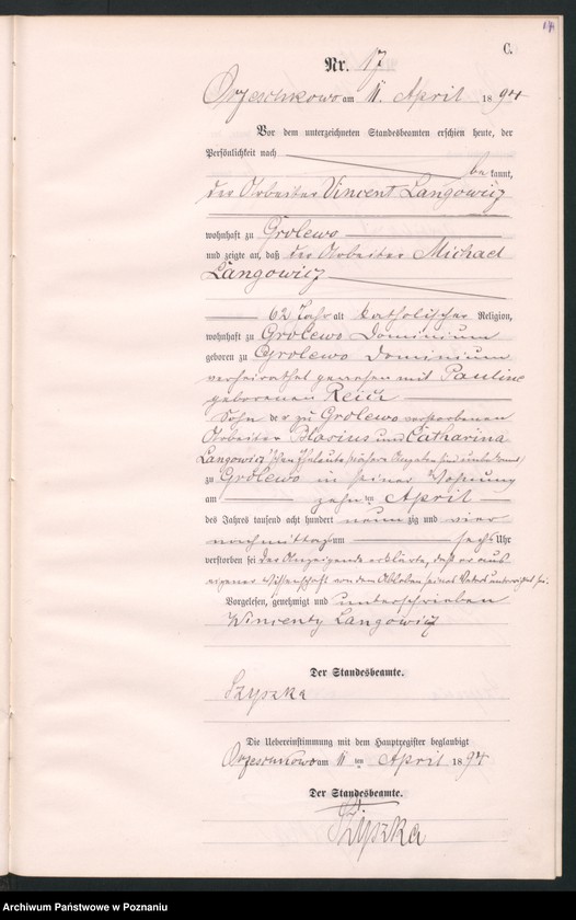 Obraz 20 z jednostki "Księga zgonów"